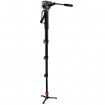 Manfrotto 561BHDV Video Monopod with Fluid Head (Black) 
